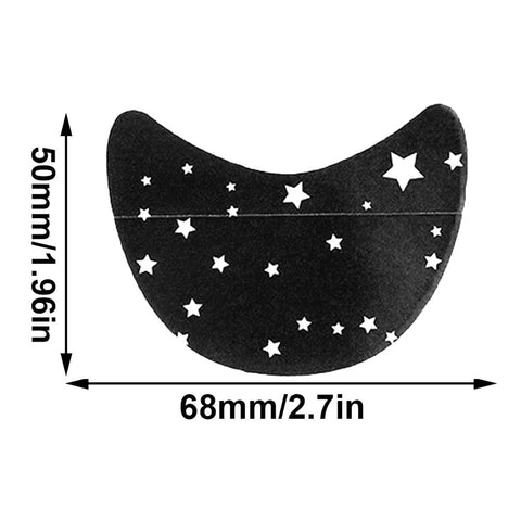 Booge 50 Pcs Eyeshadow Shields, Eyeshadow Stencil Eyeshadow Pads Lint Free for Eyeliner, Eyelash Extensions/Lip Makeup