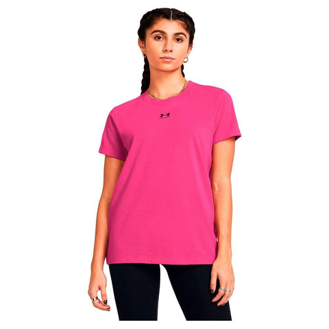 Under Armour Off Campus Core Ss-Pnk - M