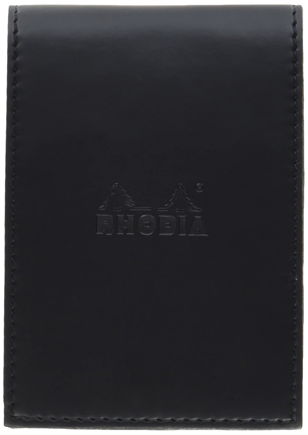 Rhodia Notepad with Cover, A7, Squared - Black, 300 Pack