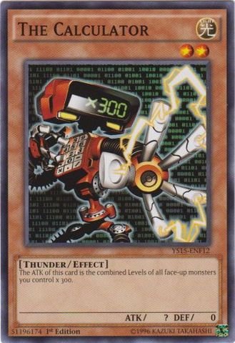 Yu-Gi-Oh! - The Calculator (YS15-ENF12) - Starter Deck: Saber Force - 1st Edition - Common