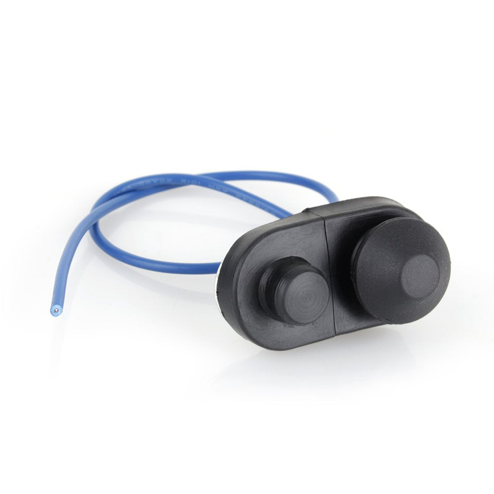 Car Door Light Switch- Vehicle Interior Door Lamp Switch Button Black