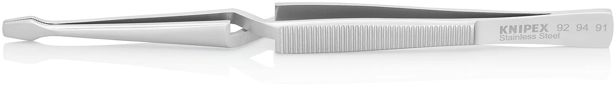 Knipex 92 94 91 Cross-Over Tweezers with trapezoidal tips