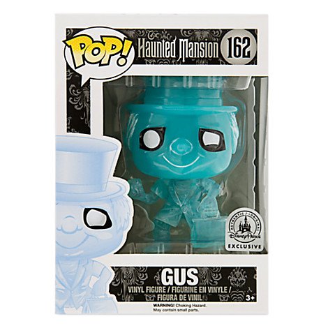 Disney Parks Funko Pop Gus/Phineas Hitchhiking Ghost Haunted Mansion Disney Exclusive ERROR