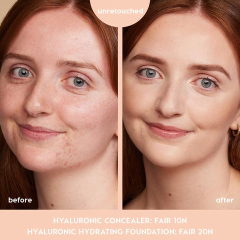 ColourPop Pretty Fresh Creamy Concealer - Full Coverage Concealer with a Natural Finish - Formulated with Hyaluronic Acid & Coconut Water for Instant Hydration - Fair - 10N (0.3 oz)
