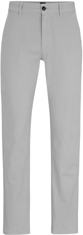 BOSS Men's Chino_Slim Trousers_Flat, Light/Pastel Grey50, 34W/34L