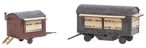 Faller 180385 2 Beekeeper's Trailers Scenery and Accessories