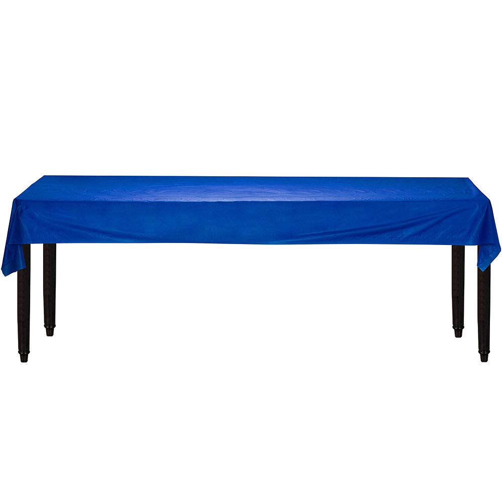 Bright Royal Blue Plastic Table Roll - 40" x 100' (1 Pc.) - Vibrant & High-Quality Event Essential, Perfect for Parties, Weddings, & Special Occasions
