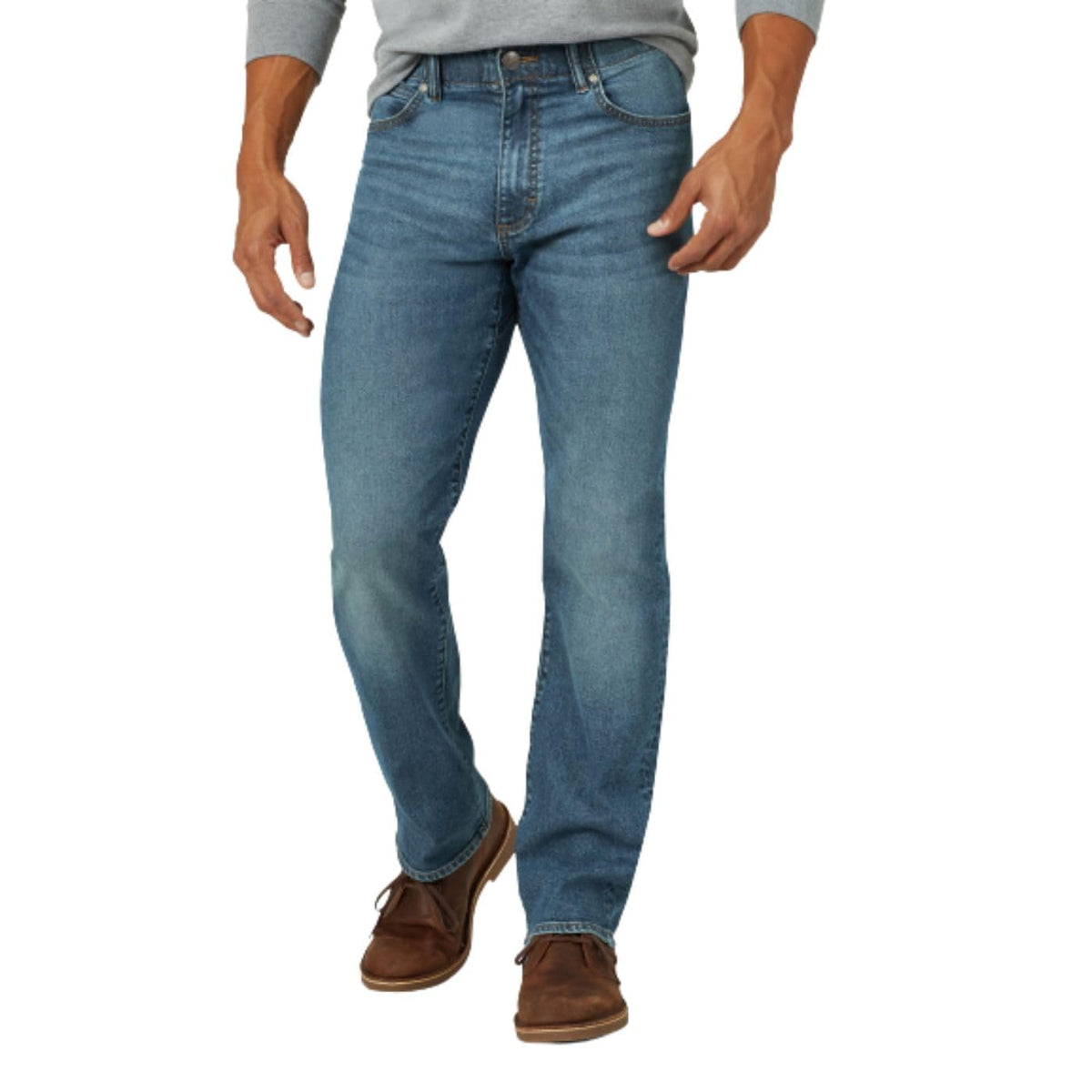 Lee Men's Extreme Motion Regular Straight Jean Thompson 42W x 32L