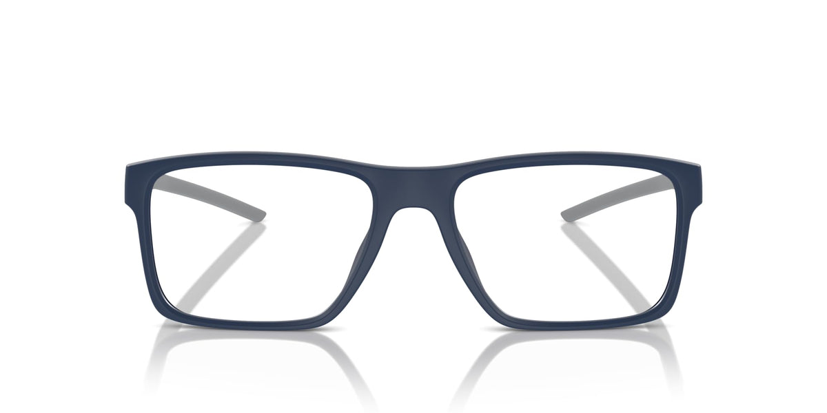 Scuderia Ferrari Men's FZ8007U Rectangular Prescription Eyewear Frames, Matte Blue/Demo Lens, 54 mm