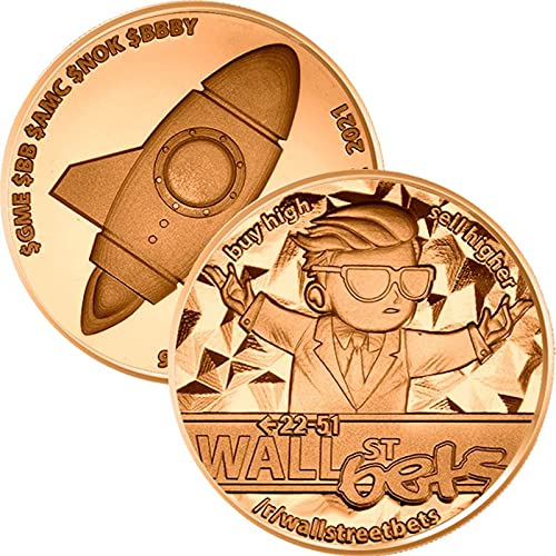 1 oz .999 Pure Copper Medallion (Wall Street Bets)