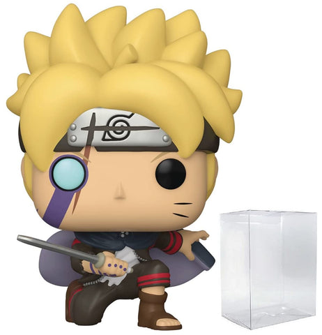 POP Boruto: Naruto The Next Generation - Boruto with Marks Funko Vinyl Figure (Bundled with Compatible Box Protector Case) Multicolor 3.75 inches
