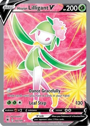 Hisuian Lilligant V - 162/189 - Full Art Ultra Rare - Sword & Shield - Astral Radiance