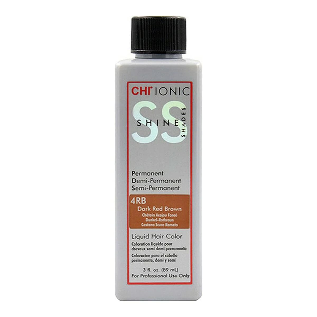 Ionic Shine Shades Liquid Hair Color - 4RB Dark Red Brown by CHI for Unisex - 3 oz Hair Color