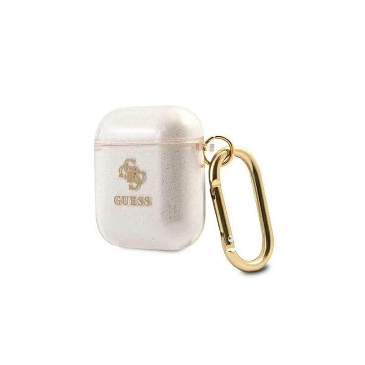 Guess Gua2ucg4gd Cape Airpods Dourado/Dourado Glitter Collection