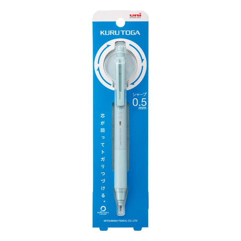 ???? Mitsubishi Pencil Mechanical Pencil Kurutoga KS 0.5mm Ice Blue M5KS1P.32