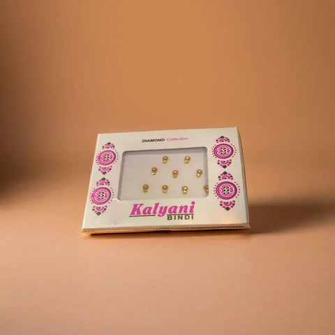 Generic Bindi for Women Indian Item Bindi for Plain Sticker Stone Stickers Bindi Tikka Daily Use Forehead Silver Gold Bindi (Bindi-02)