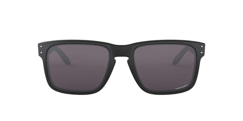 Oakley Men's Holbrook 9102E8 Sunglasses, Matte Black/Prizmgrey, 55