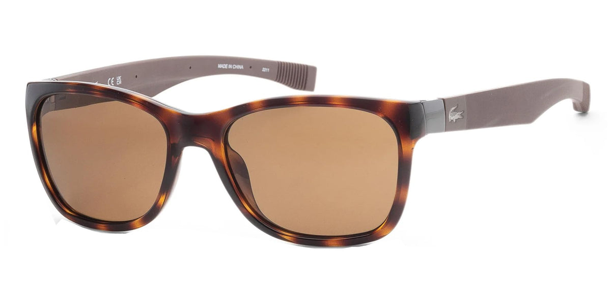 Lacoste Brown Rectangular Unisex Sunglasses L662SP 214 54