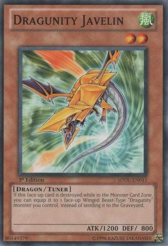 Yu-Gi-Oh! - Dragunity Javelin (SDDL-EN011) - Structure Deck: Dragunity Legion - Unlimited Edition - Common