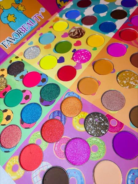 Generic Eyeshadow Palette, Glitter Eyeshadows, 54 colors, for all girls (Simpson)