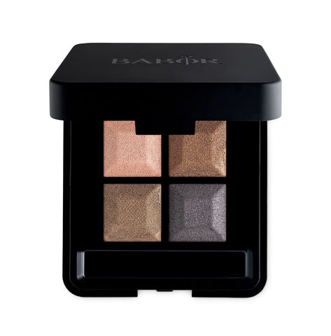 BABOR MAKE UP Eye Shadow Quattro, four-part eyeshadow palette, coordinated shades, silk matt & shiny, easy to blend, 4 g
