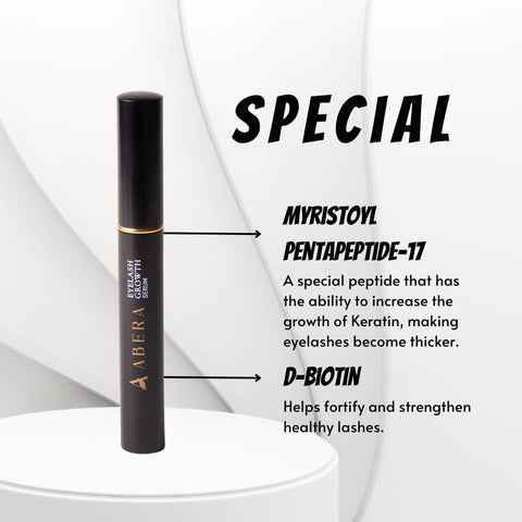 Abera Misan Eyelash Growth Serum (Upgrade Version) - Natural Lash Booster and Lash Enhancer, Regenerating and Nourishing Lashes Longer and Thicker (A. 1 Box)