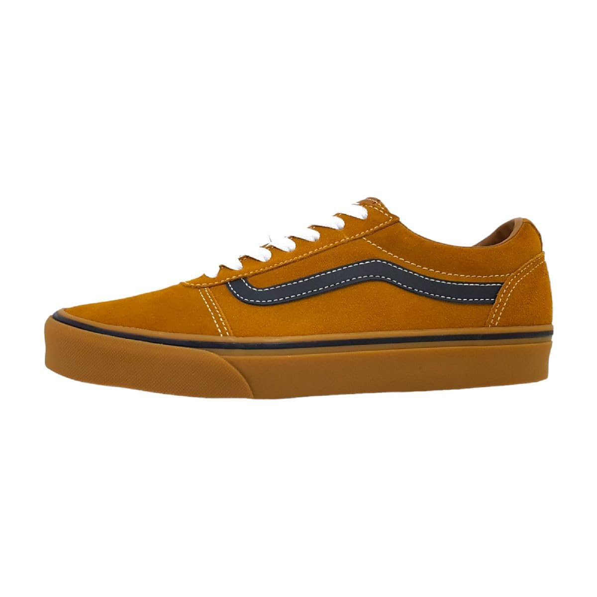 Vans Men's Ward Trainers Sneaker, Suede Mesh Golden Brown Gum, 8.5