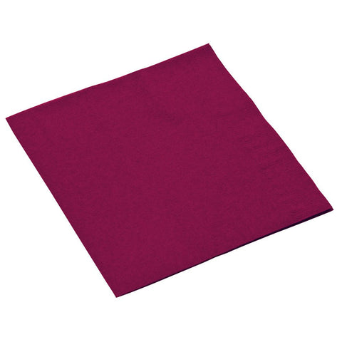 Berry 3-Ply Dinner Paper Napkins - 8" x 8", Pack of 20