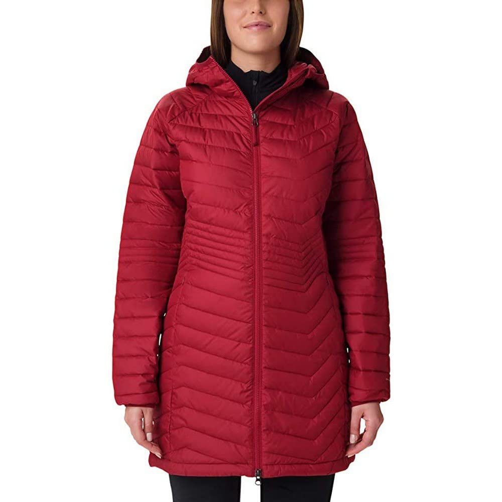 Columbia Women's Powder Lite Mid Jacket, Dark Coral, Small