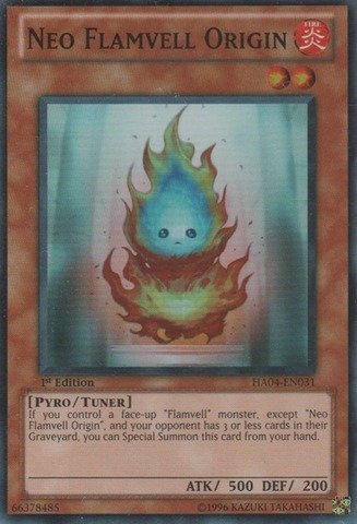 Yu-Gi-Oh! - Neo Flamvell Origin (HA04-EN031) - Hidden Arsenal 4: Trishulas Triumph - 1st Edition - Super Rare