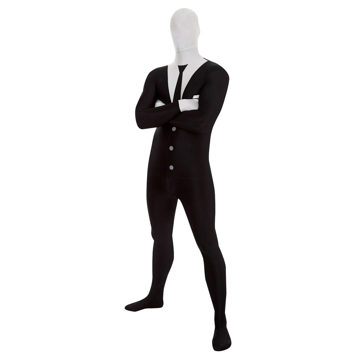 Morphsuits MPSUM Adult Morph Monsters and Urb legends Slenderman Costume, Solid, M