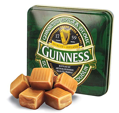 Guinness Gift Tin of Fudge with Ireland Label Design, 100g
