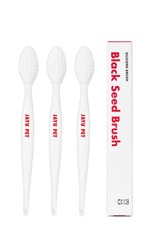 JAYU PET Black Seed Brush - Cat Grooming and Exfoliating Double-Sided Brush for Acne and Chin Treatment (3PCS)