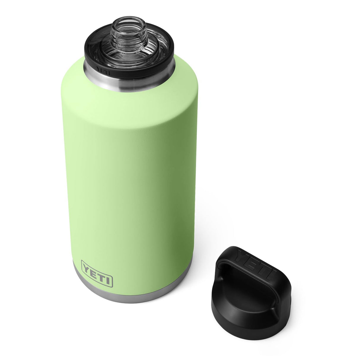 YETI Rambler 64 oz Bottle, Vacuum Insulated, Stainless Steel with Chug Cap, Key Lime