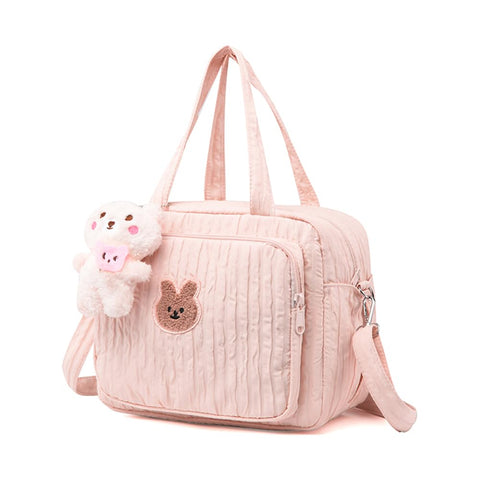 Lushandy Baby Diaper Bag Tote, Mommy Bag Cute Baby Nappy Bag Crossbody Travel Diaper Tote Multifunction Baby Storage Bag