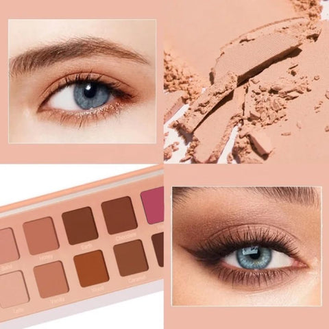 Heela eyeshadow Make up,12 colors Long lasting palette,Waterproof Beauty Eyeshadow,Cruelty Free Nude Eyeshadow palette,and Natural