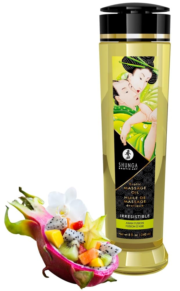 Shunga Massage Oil-E28760 Massage Oil Irresistible Asian One Size