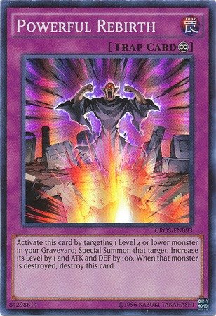 Yu-Gi-Oh! - Powerful Rebirth (CROS-EN093) - Crossed Souls - Unlimited Edition - Super Rare