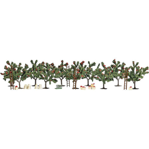 Busch 6620 Apple Orchard & Harvest HO Scenery Scale Model Scenery
