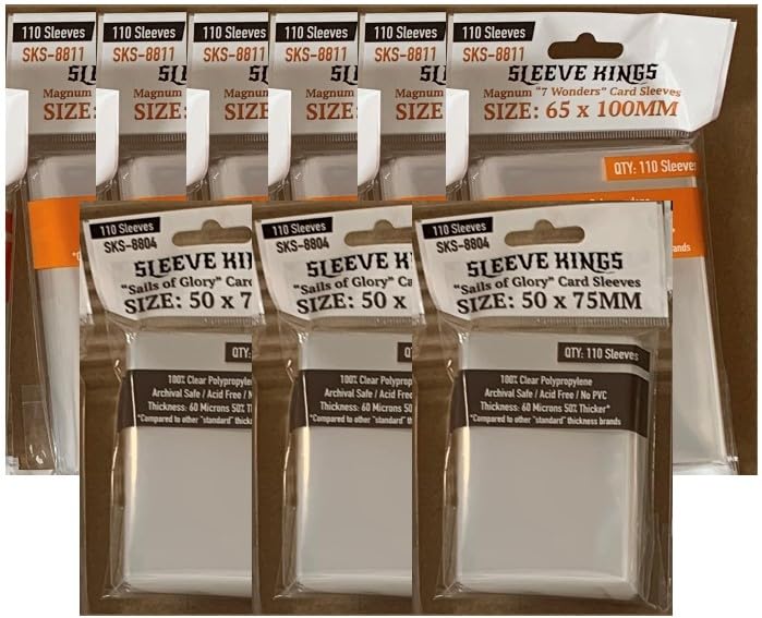 "Dungeon Crusade: Book 1- Genesis of Evil" Compatible Card Sleeve Bundle (8804 X 3, 8811 X 6)