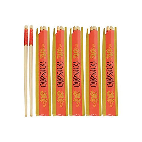 Wood Chopsticks Favors - 9 7/8" | Red | Pack of 6