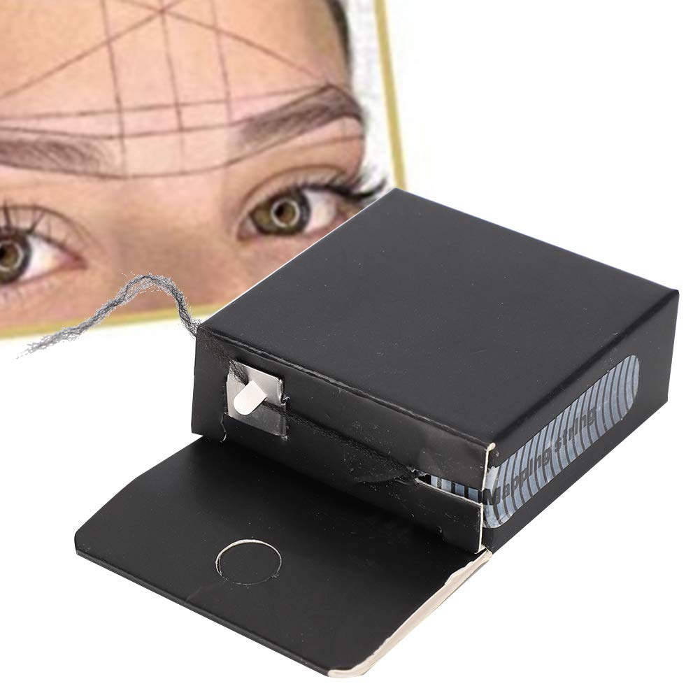 Professional Brow Mapping Pre- Inked String for Microblading, Eyebrow Mapping Thread Tattoo Brow Marker Measuring Tool for Marking Symmetrical Eyebrows