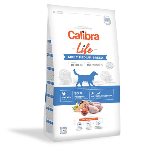 Calibra - Dog Life Adult Medium Breed Chicken 12 kg - (381092)