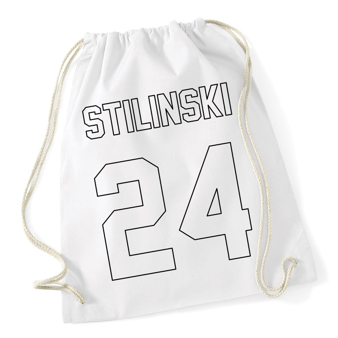 Hippowarehouse Stilinski 24 Drawstring Cotton School Gym Bag 37cm x 46cm, 12 litres