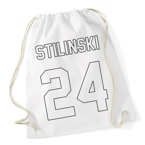 Hippowarehouse Stilinski 24 Drawstring Cotton School Gym Bag 37cm x 46cm, 12 litres