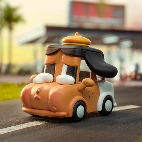 POP MART POPCAR Happy Weekend Series 1PC Exclusive Action Figure Box Toy Bulk Box Popular Collectible Art Toy Cute Figure Creative Gift, for Christmas Birthday Party Holiday