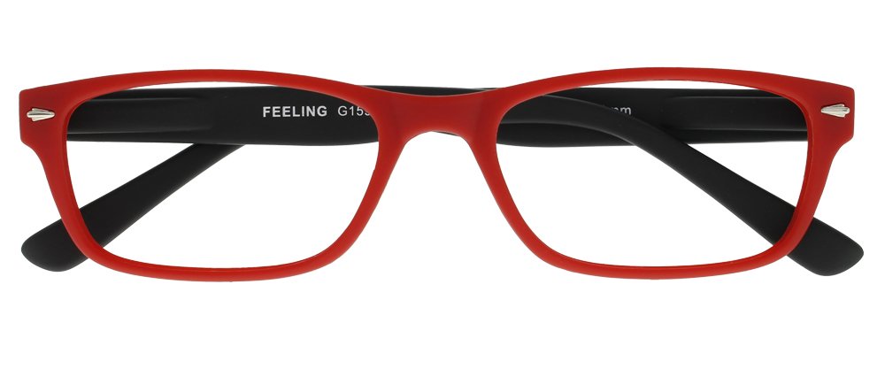 I Need You Red/Black Plus 2 Spherical Lesebrille Feeling Reading Glasses