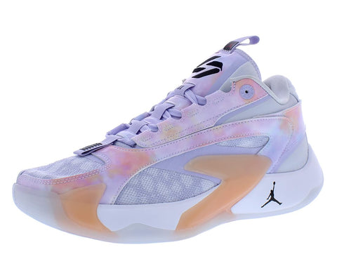 Jordan Boy's Luka 2 (Big Kid) Football Grey/Black/Oxygen Purple 6 Big Kid M