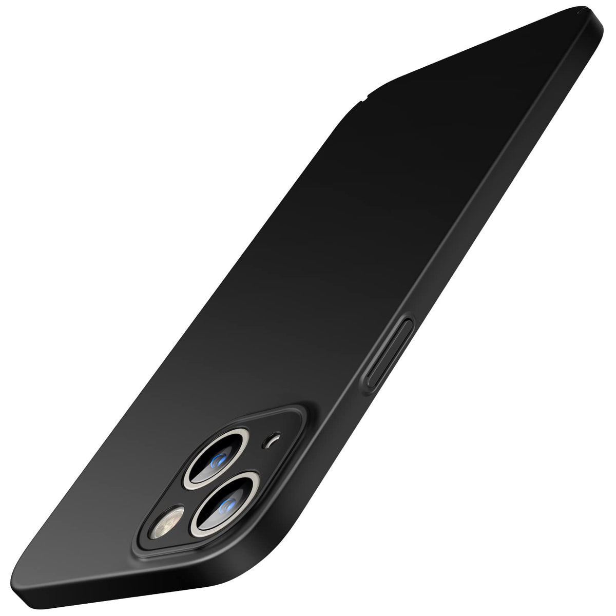 JETech Upgraded Slim (0.85 mm Thin) Case for iPhone 14 Plus 6.7-Inch, Camera Lens Cover Full Protection, Slim Fit Ultra Thin Lightweight Matte Hard PC, Support Wireless Charging (Black)