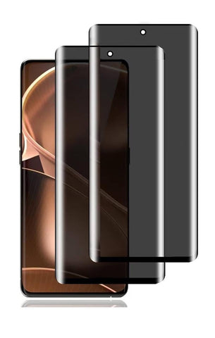 [2 Pack] Anti-Spy Screen Protector for VIVO V40 5G - Full Screen Privacy Screen Protector, 3D Tempered Glass Film, 9H Hardness Anti-Peeping Full Coverage Protector Anti Scratch Screen